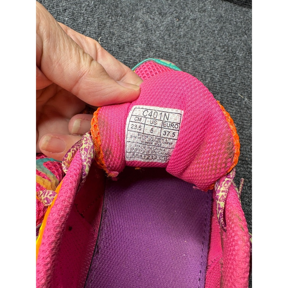 Asics Gel Noosa Tri 9 Womens Running Shoes Pink Orange Neon C401N US 5 - Picture 4 of 8